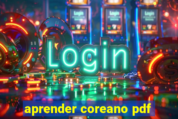 aprender coreano pdf